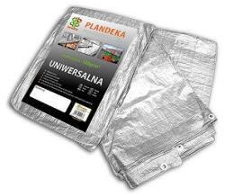 Bradas Ponyva, ezüst 6x10 m, 120gr/nm(K3)-(A névleges mérettől a valós méreteltérés akár 5% is lehet. )