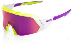  Ochelari 100% KORBIN X, polished flo/yellow fade/purple mirror lens