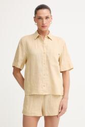 Tommy Hilfiger cămașă pentru femei, din in PPY2-KDD0GI_12X (WW0WW48925)