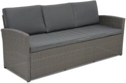 Garden Point Canapea cu trei locuri din technoratan Monaco Garden Point antracit (GAP423SO3)