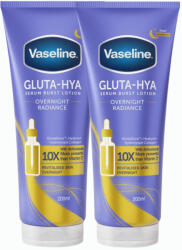Vaseline Overnight Radiance szérumos testápoló (2x200 ml)