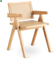Mebel Elite MADERA szék tölgy/bézs áttört