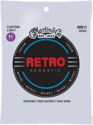 Martin MM11 Custom Light Retro Nickel 11-52 akusztikus húrkészlet