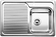 BLANCO CLASSIC 40S 18/10 selyemfényű rozsdamentes acél mosogató / mosogatótálca, tartozék nélkül, excenter nélkül, jobbos, 511124 (511124)