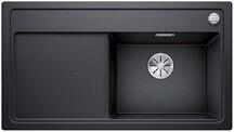BLANCO ZENAR 5S-F PD SILGRANIT® PuraDur® C-overflow® antracit színű mosogatótálca / gránit beépíthető mosogató, tartozék nélkül, excenterrel, jobbos, 523873 (523873)