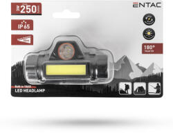 Entac 3W 250lm 18650 EHL-3W-180R-250 tölthető Fejlámpa (Entac-EHL-3W-180R-250)