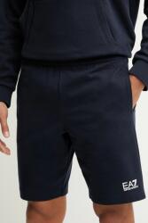 EA7 Emporio Armani melegítő férfi pamut - sötétkék L - answear - 31 990 Ft