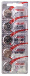 Somogyi Elektronic Maxell CR1620 gombelem, lítium, 3V, 5 db/csomag (Maxell CR1620)