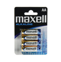 Somogyi Elektronic Maxell LR6 AA elem, alkáli, ceruza, 1, 5V, 4 db/csomag (Maxell LR6)