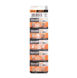 Somogyi Elektronic Maxell LR41 gombelem, alkáli, LR41, 1, 5V, 10 db/csomag (Maxell LR41)