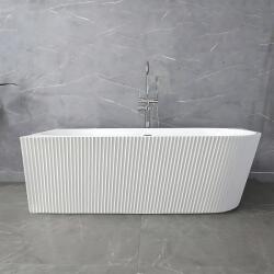Rea Wenus, akril sarokkád 1700x800x575 mm, bal oldali, fehér, matt arany lefolyódugó, KPL-W7129 (KPL-W7129)