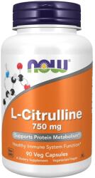 NOW L-citrulină 750 mg - 90 capsule vegetariene