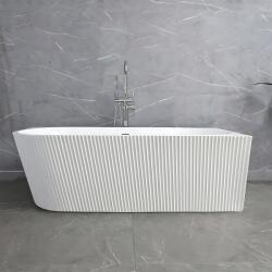 Rea Wenus, akril sarokkád 1700x800x575 mm, jobb oldali, fehér, matt arany lefolyódugó, KPL-W7130 (KPL-W7130)