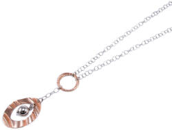 Ékszershop Bicolor fantázia ezüst nyaklánc medálal (2180095)