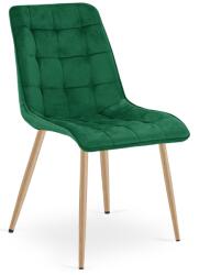  Scaun de masa SPLIT VELVET, verde