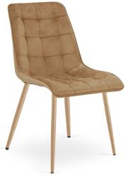  Scaun de masa SPLIT VELVET, maro