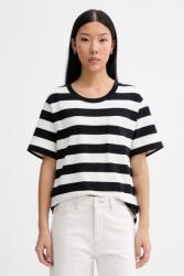 Marc O'Polo t-shirt női pamut - fekete S - answear - 17 490 Ft