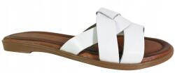 Cambell női flip-flop papucs 25-64014WH MÉRET40 Bőr Fehér Lico (25-64014WH)