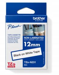 Brother TZE-N231, fehér/fekete (TZE-N231)