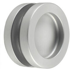 KWS Tolóajtókagyló pár kerek 65 mm; alumínium ezüst eloxált (SCH-102233343)