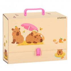 Starpak Capybara kartonbőrönd irattartó - 33x10x25 cm (IMO-SP-583312)