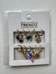  Trendz 10 db-os fülbevaló szett K354