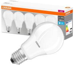 OSRAM 5db LED izzó E27 A60 8.5W = 60W 806lm 4000K semleges 300° OSRAM (4058075152632)