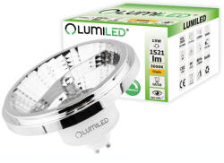 Lumileds LED izzó GU10 ES111 15W = 100W 1521lm 3000K 38° ezüst fényerőszabályzó LUMILED (LUMLEDR0320)
