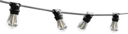 Masterled LED girland fényfüzér 10x E27 fekete IP44 5m Masterled (LVTOPR3522)