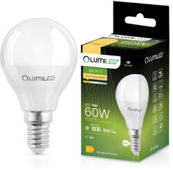 Lumileds P45 E14 LED izzó 7W = 60W 770lm 3000K meleg 360°-os filament tejszerű LUMILED (LUMLEDH0208)