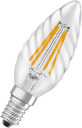 OSRAM LED izzó B35 E14 gyertya 3.4W = 40W 470lm 2700K Meleg 300° Izzószálas STAR CLASSIC Osram (4099854467608)
