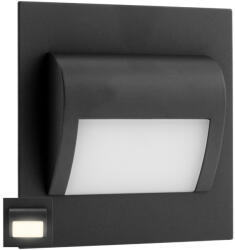 idealed DECORUS lépcsőházi lámpatest LED lámpa 1, 2W Grafit ProVero Neutral 4000K 12V DC (IDEAOPR1155)