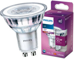 Philips LED izzó GU10 4.6W = 50W 370lm 3000K Meleg 36°-os spotlámpa PHILIPS (8718699775674)