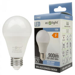 ECOLight LED izzó A60 E27 10W 900lm 6500K hidegfényű ökofény (ECOLED1515)