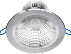Lightech Mennyezeti lámpatest 12W süllyesztett LED DOWNLIGHT MÉLY, kerek 4000K 960lm ezüst (LTOPR0020)