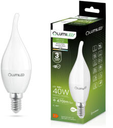 Lumileds E14 BA35 LED izzó 5W = 40W 470lm 4000K Semleges 180° LUMILED (LUMLEDG0104)