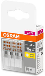 OSRAM 3PAK LED G9 KAPSZULA 1, 9W = 20W 200lm 2700K OSRAM alap (4058075450042)