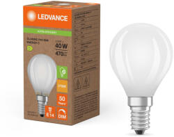 OSRAM LED gömbizzó E14 P45 2.9W = 40W 470lm Meleg színhőmérséklet 2700K 300° Szabályozható fényerő Ledvance (4099854253362)