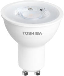 Toshiba GU10 LED izzó 5W = 50W 345lm 3000K meleg TOSHIBA spotlámpa szabályozható (TOSLIG1125)
