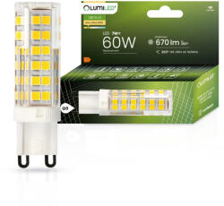Lumileds G9 LED izzó KAPSZULA 7W = 60W 670lm 3000K 360° LUMILED (LEDZARMI102)