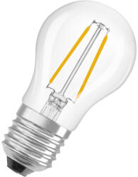 OSRAM LED izzó P45 E27 A60 1.8W = 25W 250lm 2700K Meleg 300° Filament STAR CLASSIC Osram (4099854467509)