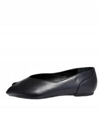 CheBello 4995 balerinacipő open toe bőr fekete lico 37 (4995)
