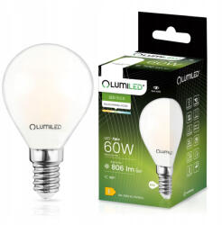 Lumileds P45 E14 LED izzó 7W = 60W 770lm 4000K semleges 360°-os filament tejszerű LUMILED (LUMLEDH0210)