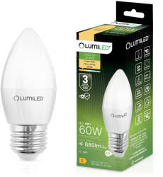 Lumileds LED izzó E27 gyertya B35 8W = 60W 880lm 3000K Meleg 180° LUMILED (LUMLEDG0012A)