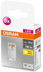 OSRAM 3db LED G4 0.9W = 10W 100lm 300° 12V OSRAM (4058075449985)