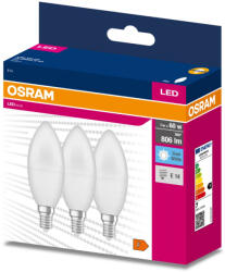 OSRAM 3dbLED izzó E14 B35 7W = 60W 806lm 4000K Semleges 200° OSRAM ÉRTÉK (4058075476158)