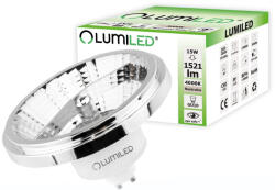 Lumileds GU10 ES111 LED izzó 15W = 100W 1521lm 4000K Semleges 24° Ezüst LUMILED (LEDZARMI980)