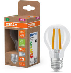 OSRAM LED izzó A60 E27 2.2W = 40W 470lm 4000K Semleges 320° Szabályozható CLASSIC Osram (4099854265464)