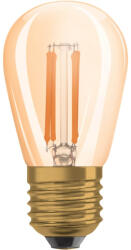 OSRAM Dekoratív LED izzó E27 ST45 4, 8W = 33W 360lm 2200K 320°-os izzószál szabályozható OSRAM (4058075779945)