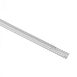 Ecolight Sarokba szerelhető fehér LED alumínium profil 2m átlátszó borítással LED szalagokhoz + végzárókkal RW Ecolight sorozat (ECOPRO0530P)